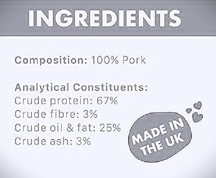 Cwell Pet Supply Natural Dried Pig Ears for Dogs, Grain Free, High Protein, 100% Pork Chews, Pack of 10