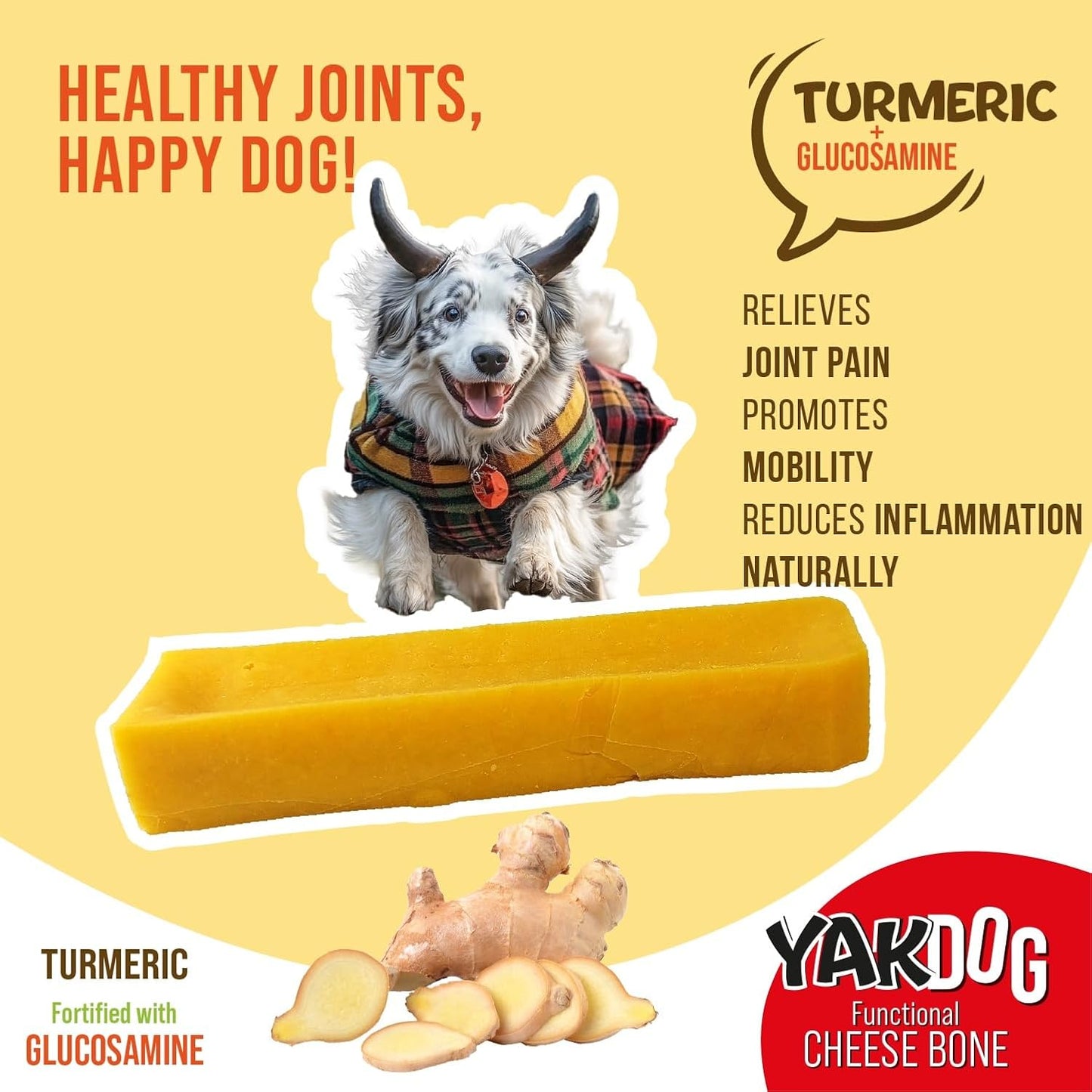 Turmeric Cheese Sticks For Dogs