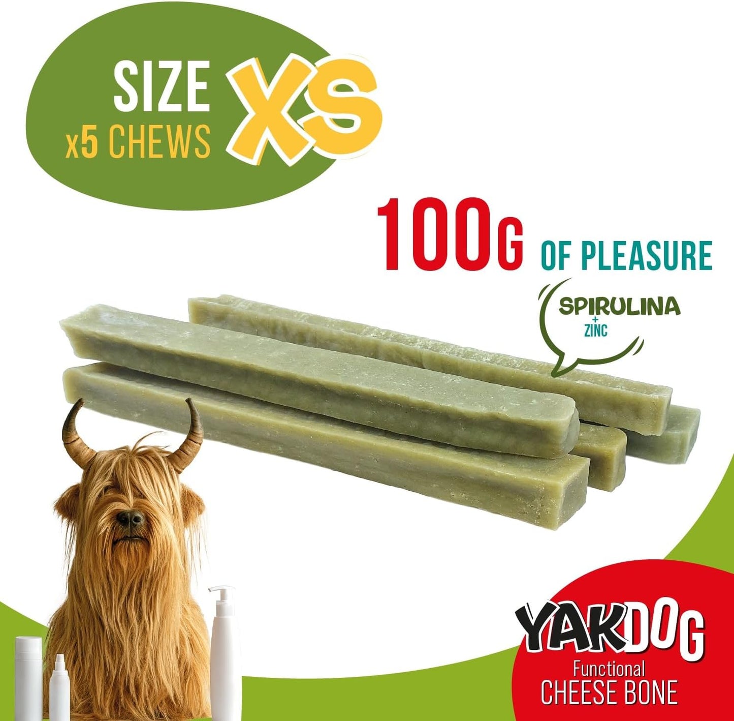 Spirulina Cheese Sticks Dogs