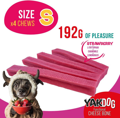 Strawberry Cheese Chew Dog Treats