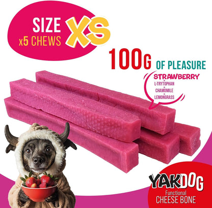 Strawberry Relax Cheese Dog Sticks