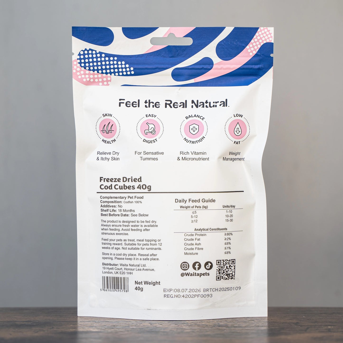 Cod Cubes Pet Treats
