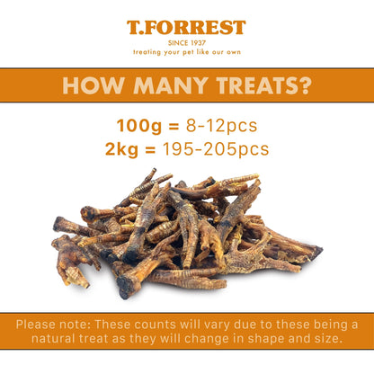 Dried Chicken Feet Treats
