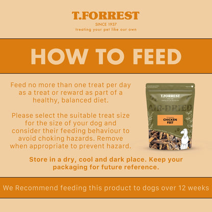Dried Chicken Feet Treats