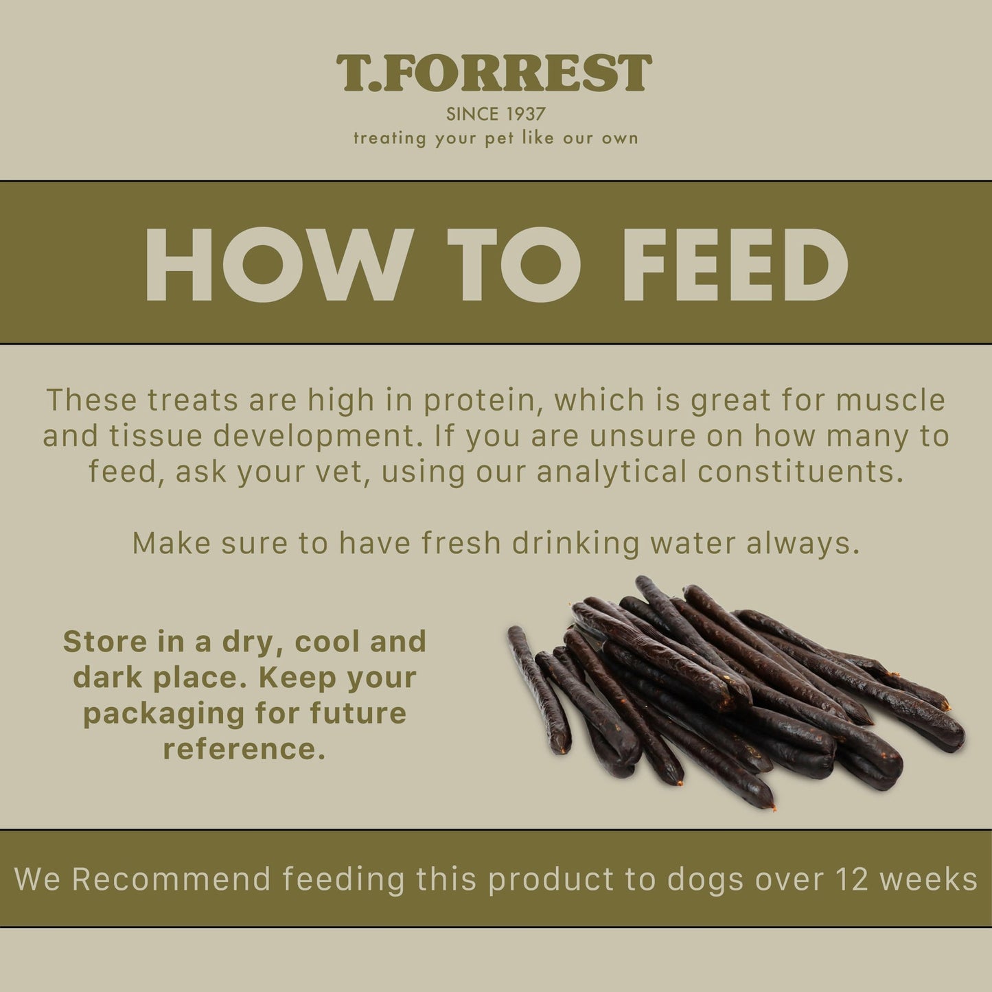 Jumbo Sausage Dog Treats