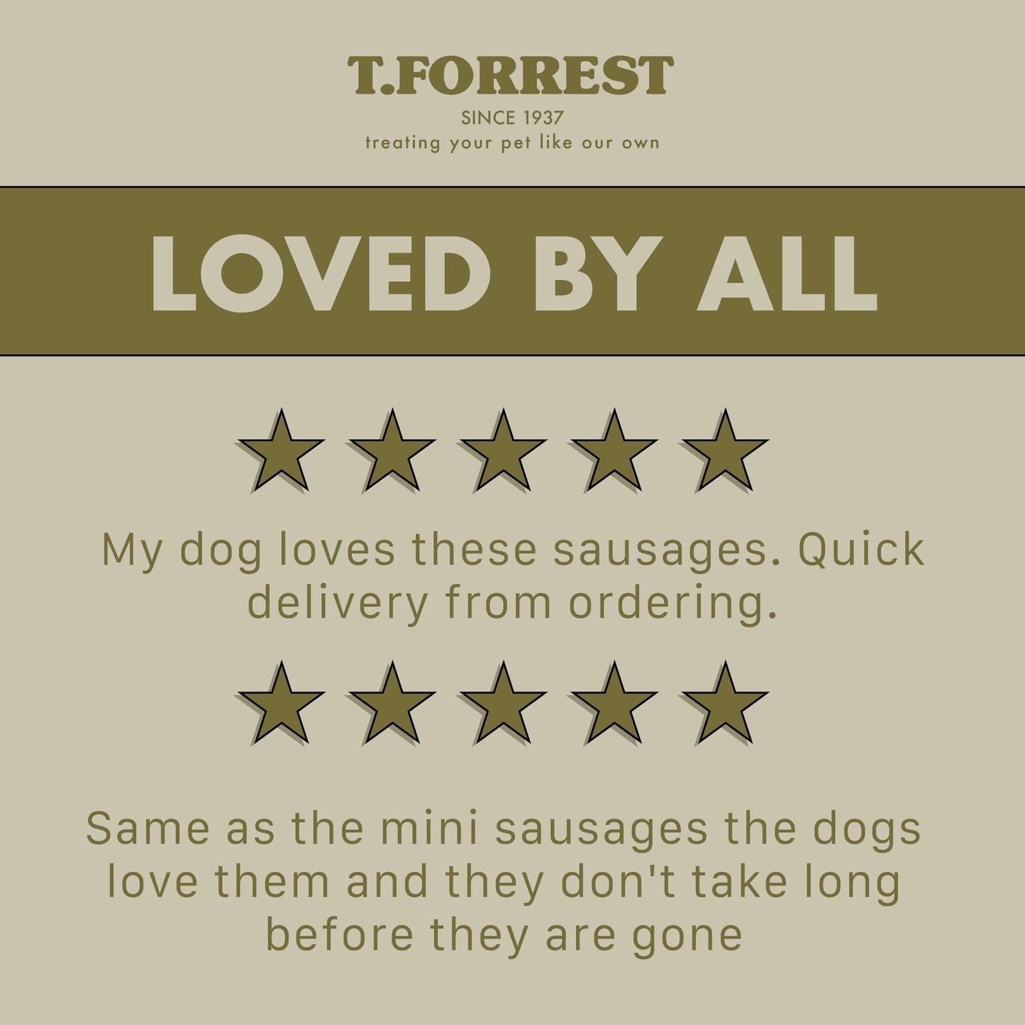 Jumbo Sausage Dog Treats