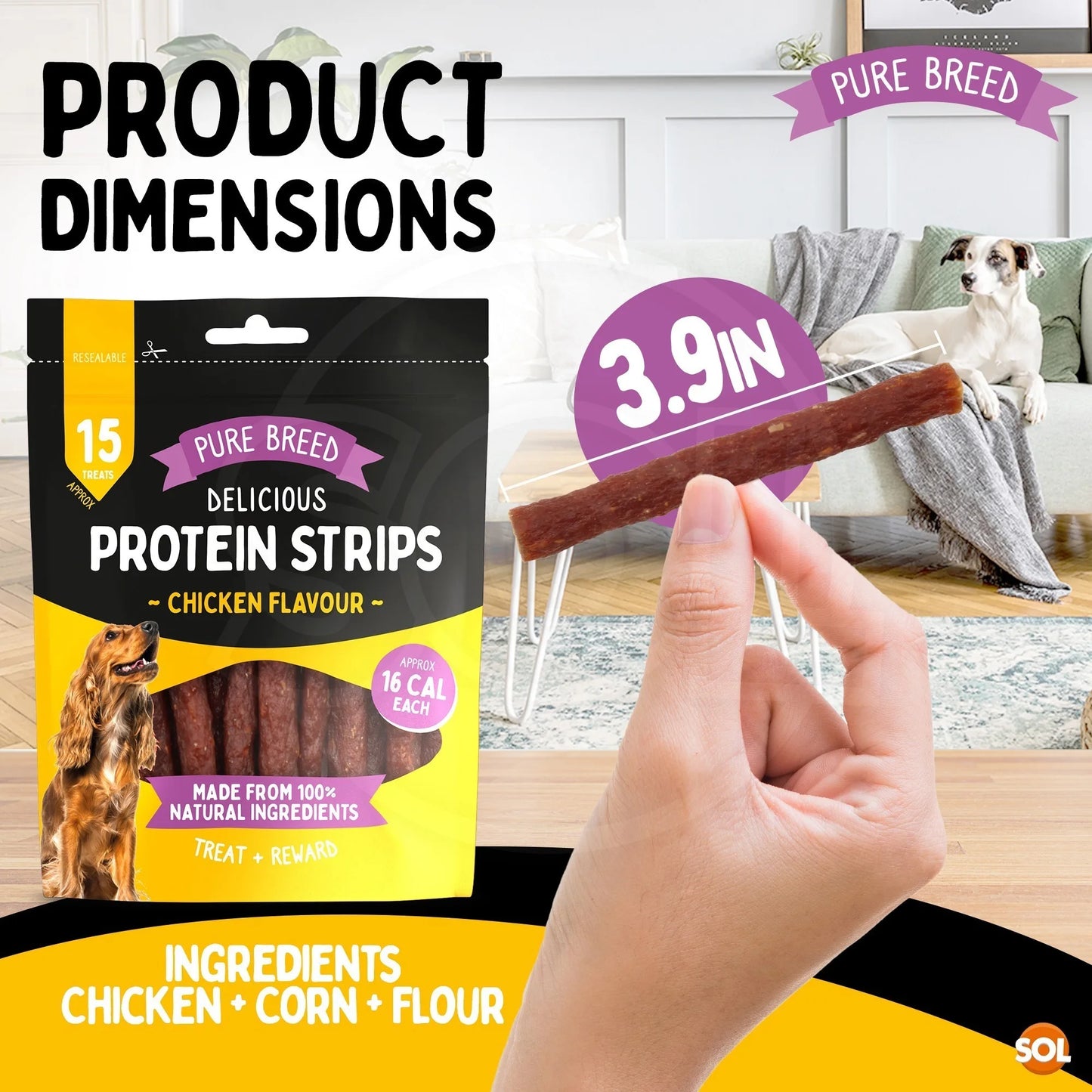 Protein Chew Strips