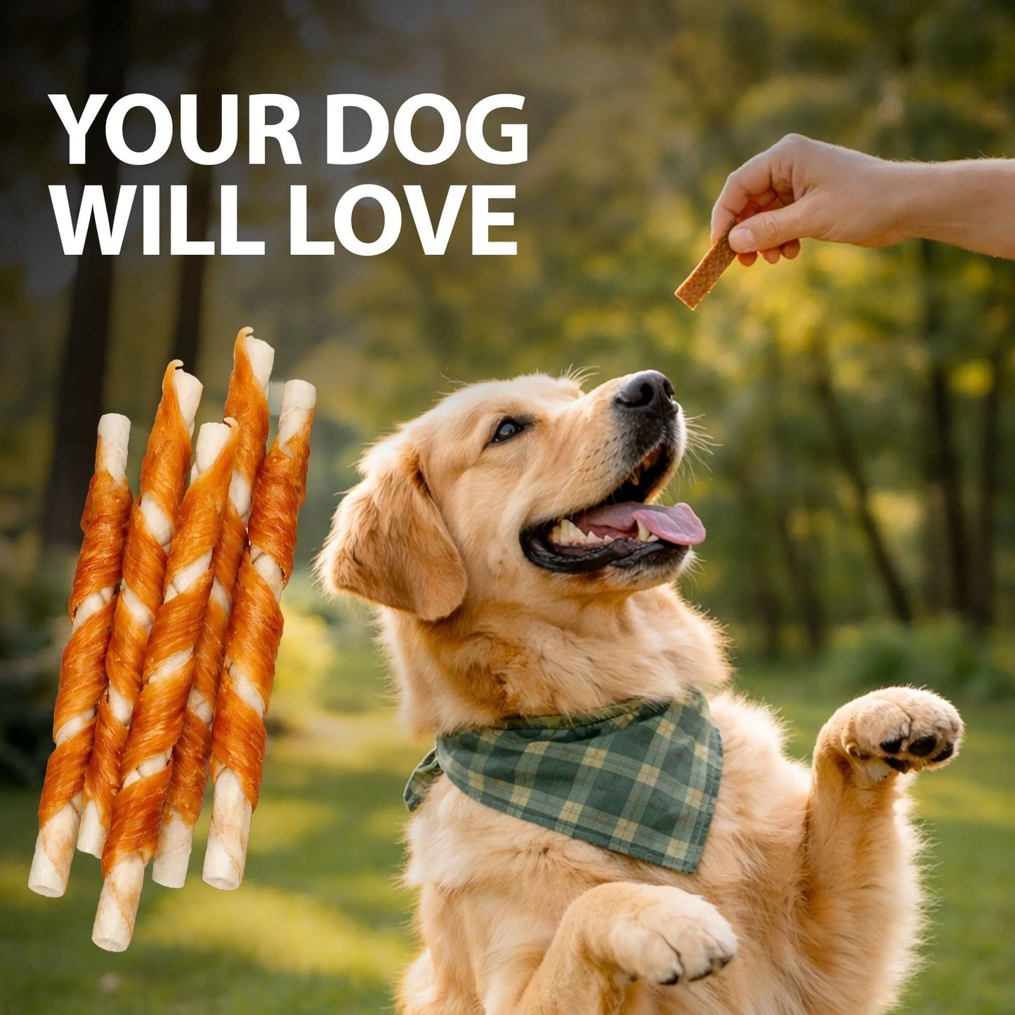 Duck Wrapped Chew Sticks