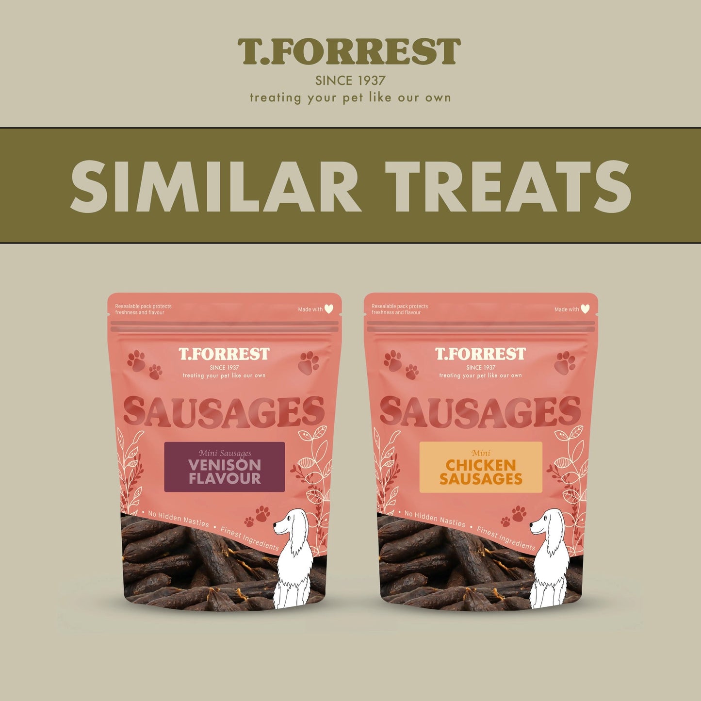 Jumbo Sausage Dog Treats