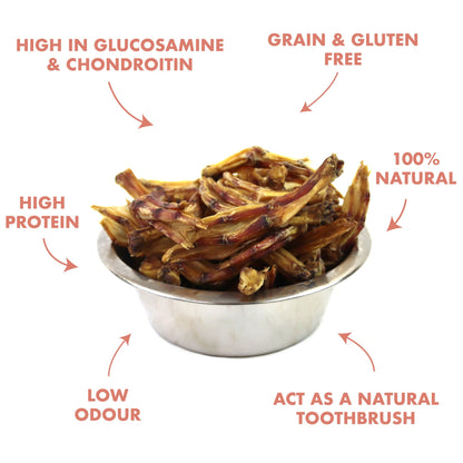 Dried Duck Feet Treats